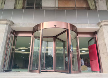 江西廬山文化旅游活動中心三翼旋轉門